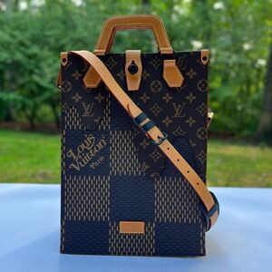 Louis Vuitton Limited Edition Giant Damier Monogram Canvas X Nigo Mini Tote